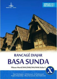 Image of Rancage Diajar Basa Sunda: Pikeun Murid SMA/MA/SMK/MAK Kelas X