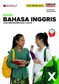 Image of Esensi Bahasa Inggris untuk SMA MA SMK Kelas X Fase E Kur Mer